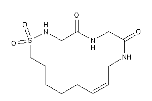 14,14-diketo-14$l^{6}-thia-2,5,15-triazacyclohexadec-7-ene-1,4-quinone