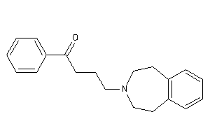1-phenyl-4-(1,2,4,5-tetrahydro-3-benzazepin-3-yl)butan-1-one