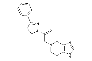 1-(3-phenyl-2-pyrazolin-1-yl)-2-(1,4,6,7-tetrahydroimidazo[4,5-c]pyridin-5-yl)ethanone