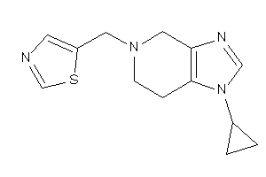 5-[(1-cyclopropyl-6,7-dihydro-4H-imidazo[4,5-c]pyridin-5-yl)methyl]thiazole