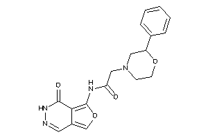 N-(4-keto-3H-furo[3,4-d]pyridazin-5-yl)-2-(2-phenylmorpholino)acetamide