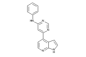 Phenyl-[6-(1H-pyrrolo[2,3-b]pyridin-4-yl)pyrimidin-4-yl]amine