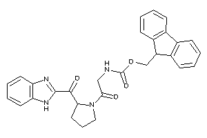 Image of N-[2-[2-(1H-benzimidazole-2-carbonyl)pyrrolidino]-2-keto-ethyl]carbamic Acid 9H-fluoren-9-ylmethyl Ester