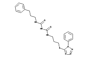 Image of 1-(3-phenylpropyl)-3-[3-[(1-phenyltetrazol-5-yl)thio]propylcarbamoyl]urea