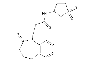 Image of N-(1,1-diketothiolan-3-yl)-2-(2-keto-4,5-dihydro-3H-1-benzazepin-1-yl)acetamide