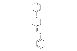 Phenyl-[(4-phenylpiperazin-1-ium-1-ylidene)methyl]amine