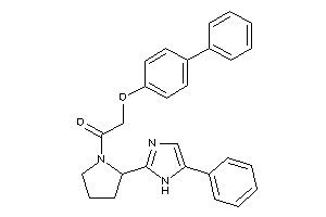 Image of 1-[2-(5-phenyl-1H-imidazol-2-yl)pyrrolidino]-2-(4-phenylphenoxy)ethanone