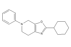 2-cyclohexyl-5-phenyl-6,7-dihydro-4H-oxazolo[5,4-c]pyridine