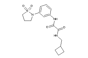 N-(cyclobutylmethyl)-N'-[3-(1,1-diketo-1,2-thiazolidin-2-yl)phenyl]oxamide