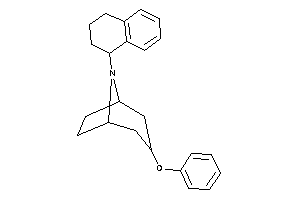 3-phenoxy-8-tetralin-1-yl-8-azabicyclo[3.2.1]octane