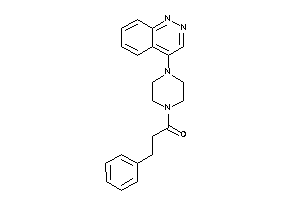 Image of 1-(4-cinnolin-4-ylpiperazino)-3-phenyl-propan-1-one
