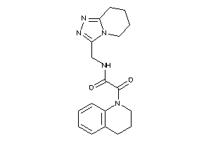 2-(3,4-dihydro-2H-quinolin-1-yl)-2-keto-N-(5,6,7,8-tetrahydro-[1,2,4]triazolo[4,3-a]pyridin-3-ylmethyl)acetamide