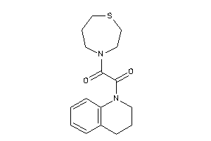 1-(3,4-dihydro-2H-quinolin-1-yl)-2-(1,4-thiazepan-4-yl)ethane-1,2-dione