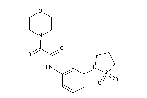 N-[3-(1,1-diketo-1,2-thiazolidin-2-yl)phenyl]-2-keto-2-morpholino-acetamide