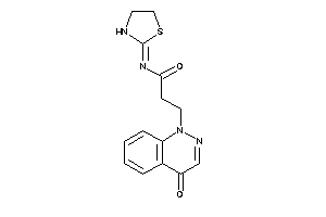 Image of 3-(4-ketocinnolin-1-yl)-N-thiazolidin-2-ylidene-propionamide