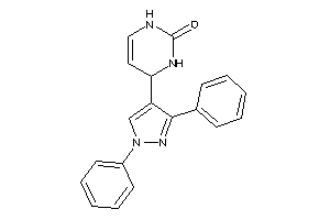 4-(1,3-diphenylpyrazol-4-yl)-3,4-dihydro-1H-pyrimidin-2-one