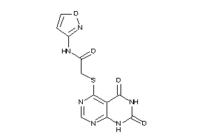2-[(2,4-diketo-1H-pyrimido[4,5-d]pyrimidin-5-yl)thio]-N-isoxazol-3-yl-acetamide
