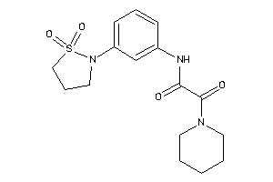 N-[3-(1,1-diketo-1,2-thiazolidin-2-yl)phenyl]-2-keto-2-piperidino-acetamide