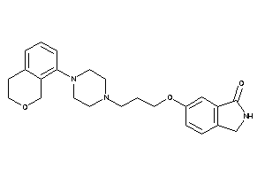 6-[3-(4-isochroman-8-ylpiperazino)propoxy]isoindolin-1-one