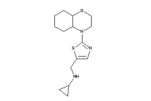 [2-(2,3,4a,5,6,7,8,8a-octahydrobenzo[b][1,4]oxazin-4-yl)thiazol-5-yl]methyl-cyclopropyl-amine