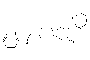 Image of 3-(2-pyridyl)-8-[(2-pyridylamino)methyl]-1-oxa-3-azaspiro[4.5]decan-2-one