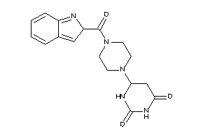 Image of 6-[4-(2H-indole-2-carbonyl)piperazino]-5,6-dihydrouracil