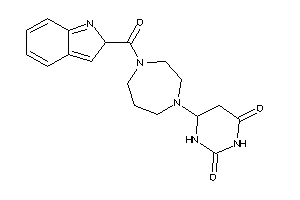6-[4-(2H-indole-2-carbonyl)-1,4-diazepan-1-yl]-5,6-dihydrouracil