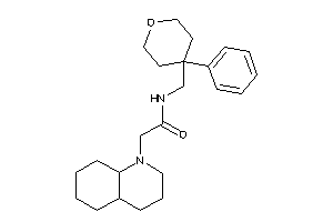 2-(3,4,4a,5,6,7,8,8a-octahydro-2H-quinolin-1-yl)-N-[(4-phenyltetrahydropyran-4-yl)methyl]acetamide