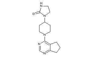 1-[1-(6,7-dihydro-5H-cyclopenta[d]pyrimidin-4-yl)-4-piperidyl]-2-imidazolidinone
