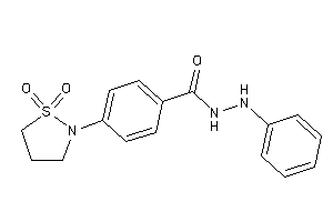 4-(1,1-diketo-1,2-thiazolidin-2-yl)-N'-phenyl-benzohydrazide