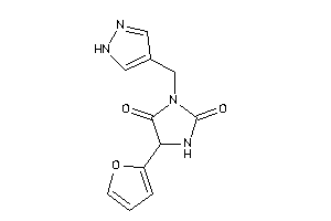 5-(2-furyl)-3-(1H-pyrazol-4-ylmethyl)hydantoin