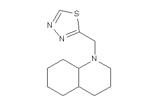 2-(3,4,4a,5,6,7,8,8a-octahydro-2H-quinolin-1-ylmethyl)-1,3,4-thiadiazole