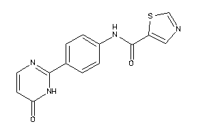 N-[4-(6-keto-1H-pyrimidin-2-yl)phenyl]thiazole-5-carboxamide