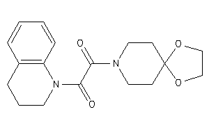 1-(3,4-dihydro-2H-quinolin-1-yl)-2-(1,4-dioxa-8-azaspiro[4.5]decan-8-yl)ethane-1,2-dione