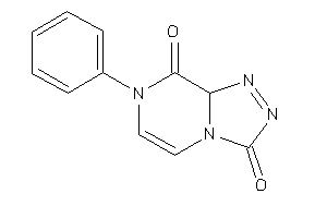 Image of 7-phenyl-8aH-[1,2,4]triazolo[4,3-a]pyrazine-3,8-quinone