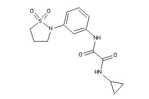 N-cyclopropyl-N'-[3-(1,1-diketo-1,2-thiazolidin-2-yl)phenyl]oxamide