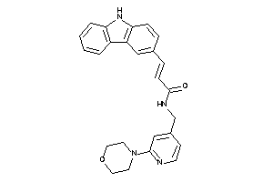 3-(9H-carbazol-3-yl)-N-[(2-morpholino-4-pyridyl)methyl]acrylamide