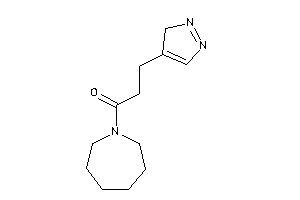 1-(azepan-1-yl)-3-(3H-pyrazol-4-yl)propan-1-one