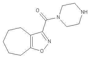 Piperazino(5,6,7,8-tetrahydro-4H-cyclohepta[d]isoxazol-3-yl)methanone