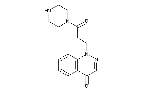 1-(3-keto-3-piperazino-propyl)cinnolin-4-one
