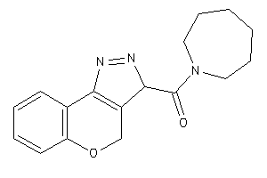Azepan-1-yl(3,4-dihydrochromeno[4,3-c]pyrazol-3-yl)methanone