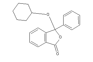 Image of 3-(cyclohexoxy)-3-phenyl-phthalide