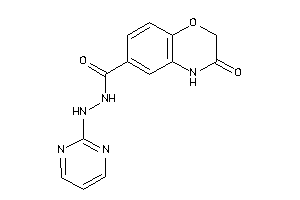 3-keto-N'-(2-pyrimidyl)-4H-1,4-benzoxazine-6-carbohydrazide