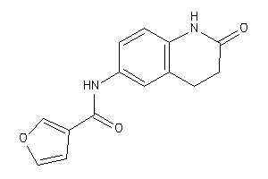 N-(2-keto-3,4-dihydro-1H-quinolin-6-yl)-3-furamide