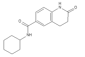 N-cyclohexyl-2-keto-3,4-dihydro-1H-quinoline-6-carboxamide