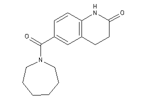 6-(azepane-1-carbonyl)-3,4-dihydrocarbostyril