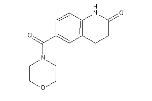 6-(morpholine-4-carbonyl)-3,4-dihydrocarbostyril