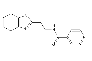 N-[2-(4,5,6,7-tetrahydro-1,3-benzothiazol-2-yl)ethyl]isonicotinamide