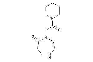 4-(2-keto-2-piperidino-ethyl)-1,4-diazepan-5-one