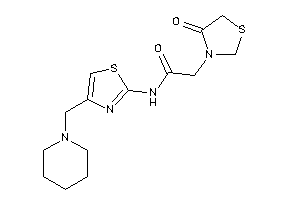 2-(4-ketothiazolidin-3-yl)-N-[4-(piperidinomethyl)thiazol-2-yl]acetamide